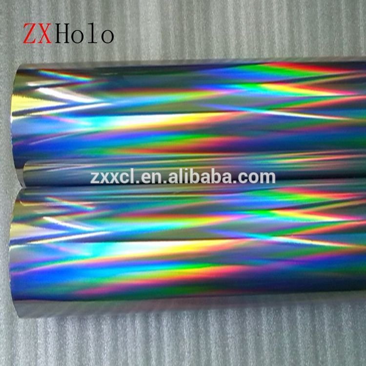 flexo hologram rainbow pattern cold stamping foil