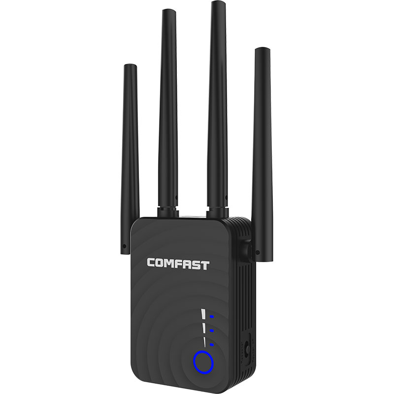 COMFAST CF-WR754AC высокоскоростной Усилитель сетевого сигнала, усилитель диапазона Wi-Fi, ретранслятор 1200 Мбит/с