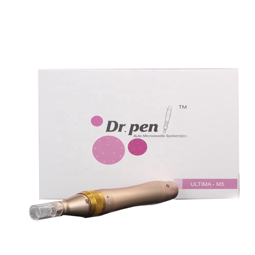 M5 gold derma roller pen microneedle therapy system device