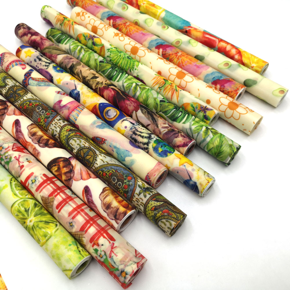 Eco-friendly Beeswax Roll Sandwich Bags Biodegradable Cotton Beeswax Food Wrap