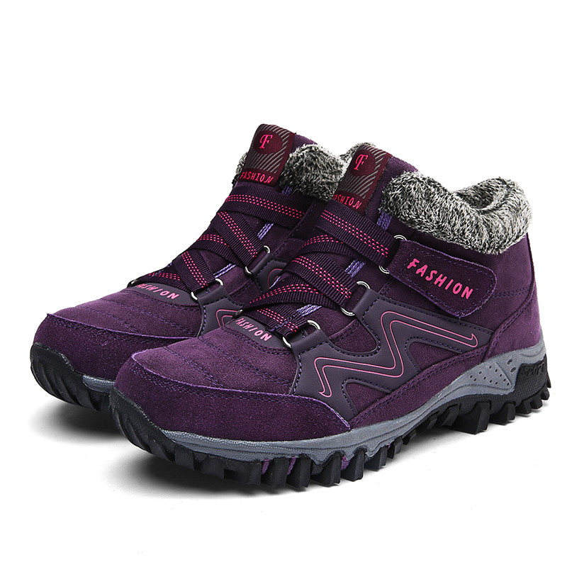 For Unisex High Top Winter Warmth Outdoor Waterproof Snow Boots Comfortable Casual Sports Men Shoes