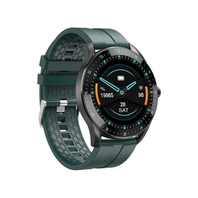 2021 Новый 1,3 дюймов полный круглый сенсорный экран smartwatch IP67 F15 Смарт часы с монитором сердечного ритма, измеритель артериального давления, мониторинг кислорода
