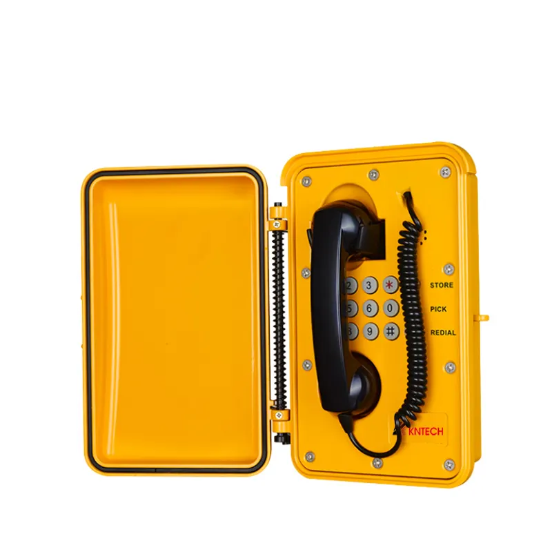 KNTECH alloy die-cast body  Outdoor type telephone Waterproof rating IP66 dust proof Weatherproof telephone