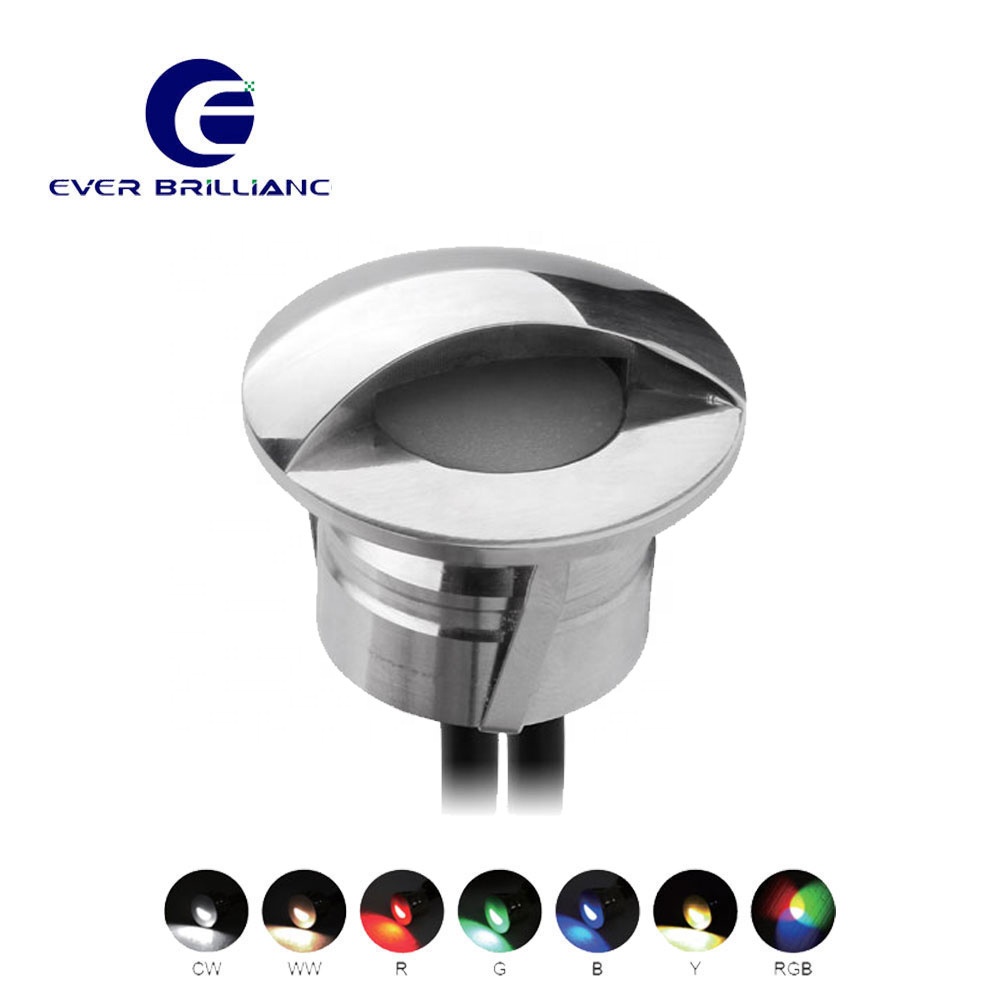 Low volt outdoor ground light ip68 garden fencing 2w stair wall lights