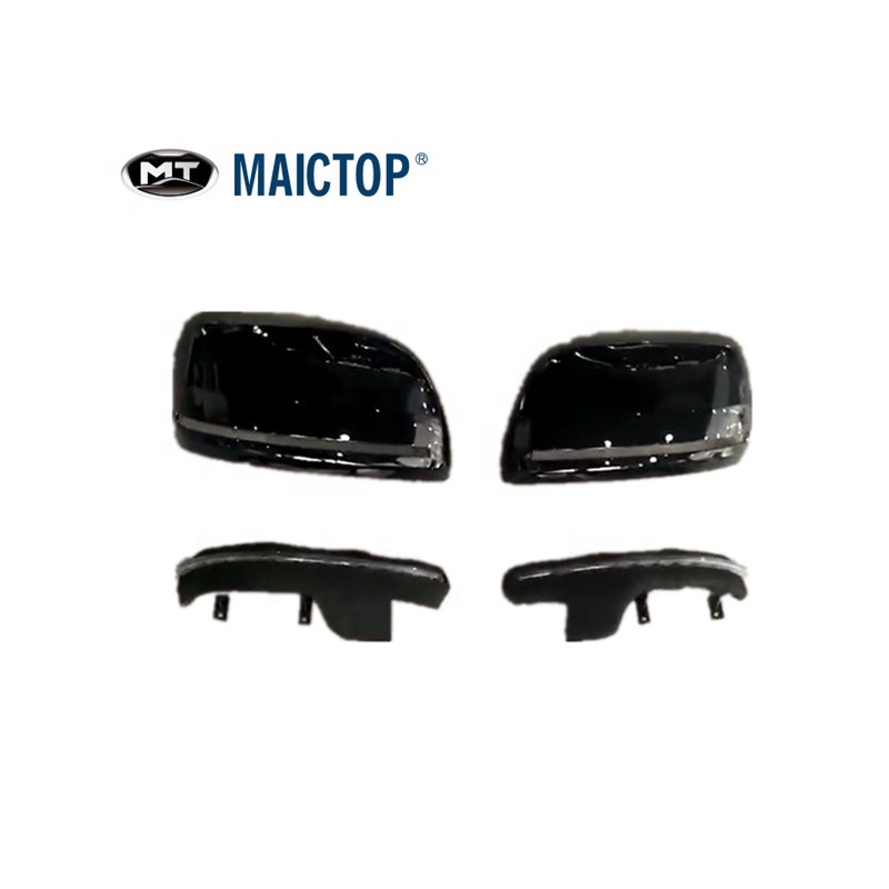 MAICTOP автомобильные аксессуары, детали кузова, боковое зеркало, черная крышка для land cruiser prado 2019, светодиодное зеркало заднего вида