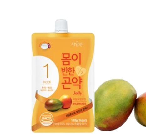 Оптовая продажа, 1 ккал, konjac, напиток, желе, аромат дикого манго, без сахара, витамин C, Сделано в Корее