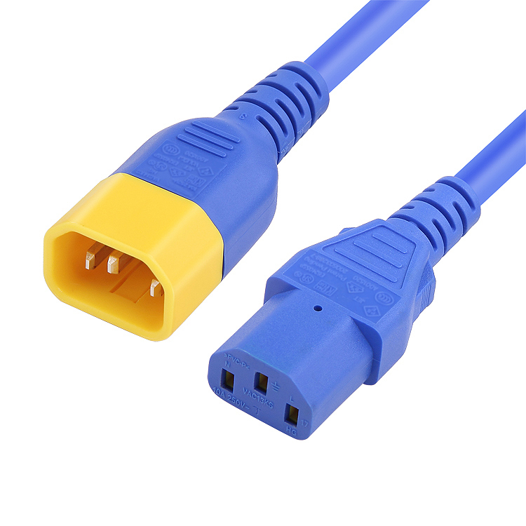 Практичный компьютерный Электрический кабель-удлинитель Heng-well VDE UL US EU IEC320 C13 к C14 Разъем шнур питания со штекером