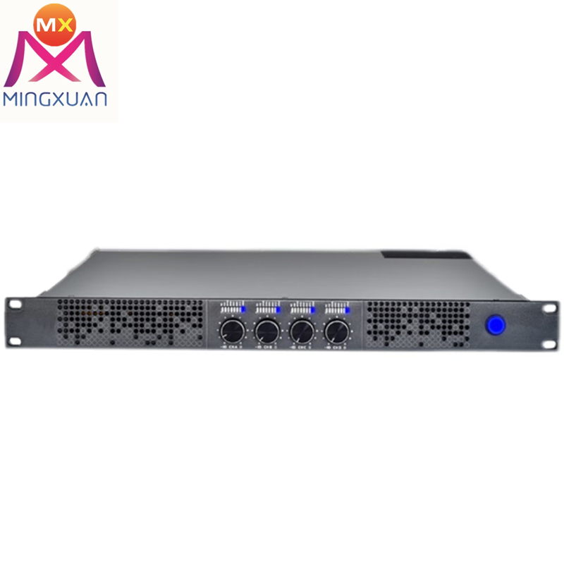 1U Preamplifier dj Digital Audio professional power amplifier 4-channel Processor System