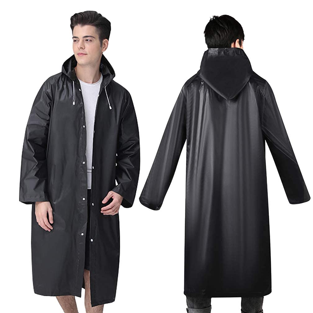 PE EVA Portable Raincoat For Adult Reusable Raincoat