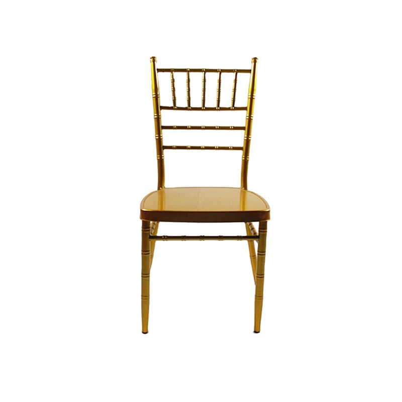 2021 Hot Sale Metal Furniture Modern Price Dining Buy Back Chiavari Chairs Gold Color