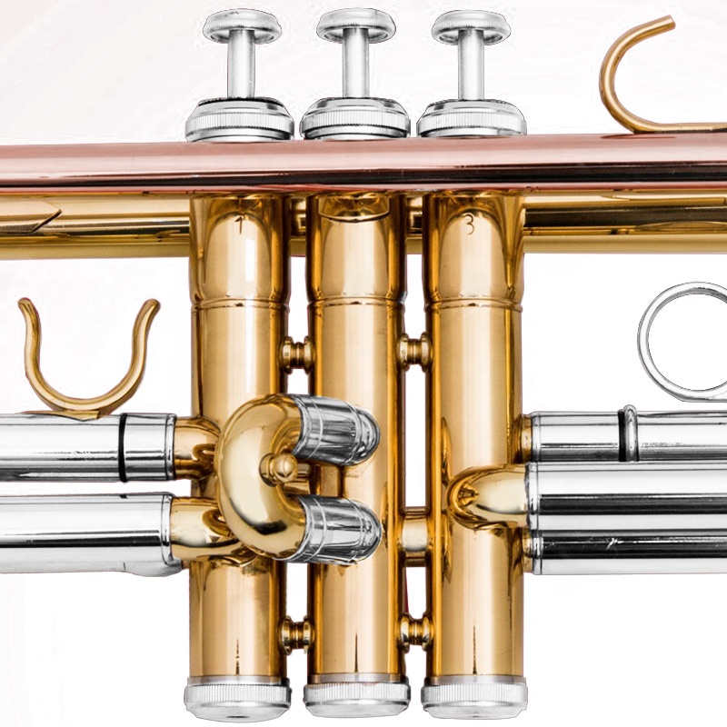 OEM trumpets профессиональный бренд с футляром для труб музыкальный инструмент с золотой лаковой поверхностью