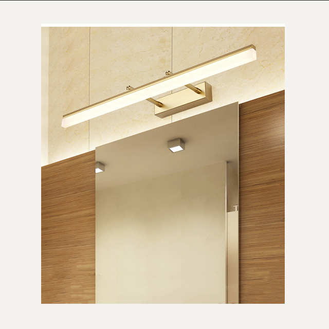 JQ-6480-60 14 Вт led современный Ванная Комната Крытый настенный светильник декоративное туалетное зеркало со светодиодной подсветкой Крытый настенный светильник IP20