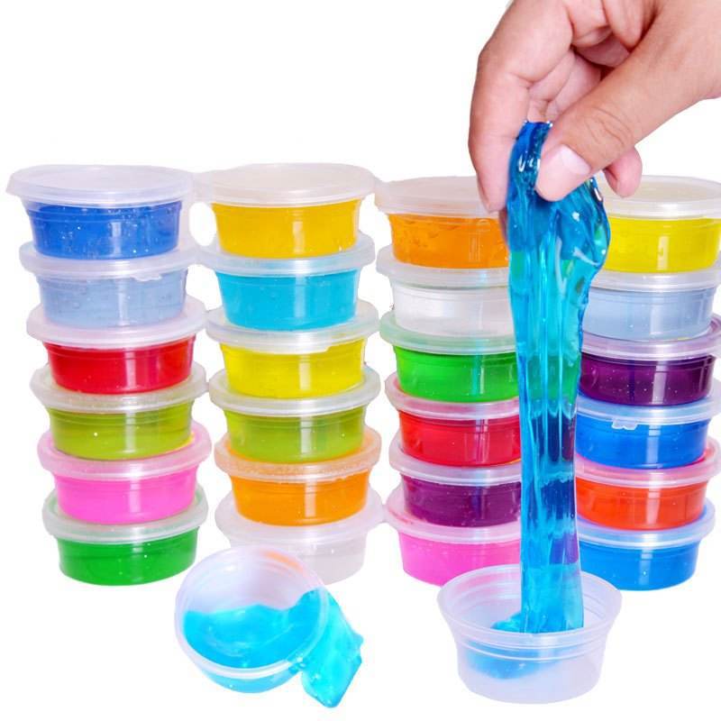 amazon hot selling thinking crazy colorful clay super cool galaxy putty Japan korea slime unicorn poop slime