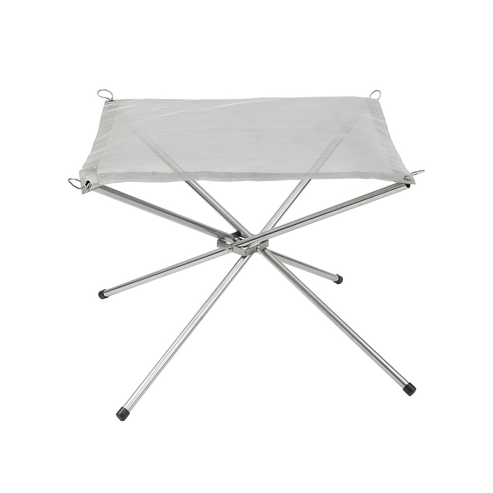 22'' inch fireplace folding square patio wood burning portable fire pits outdoor fire pit kit