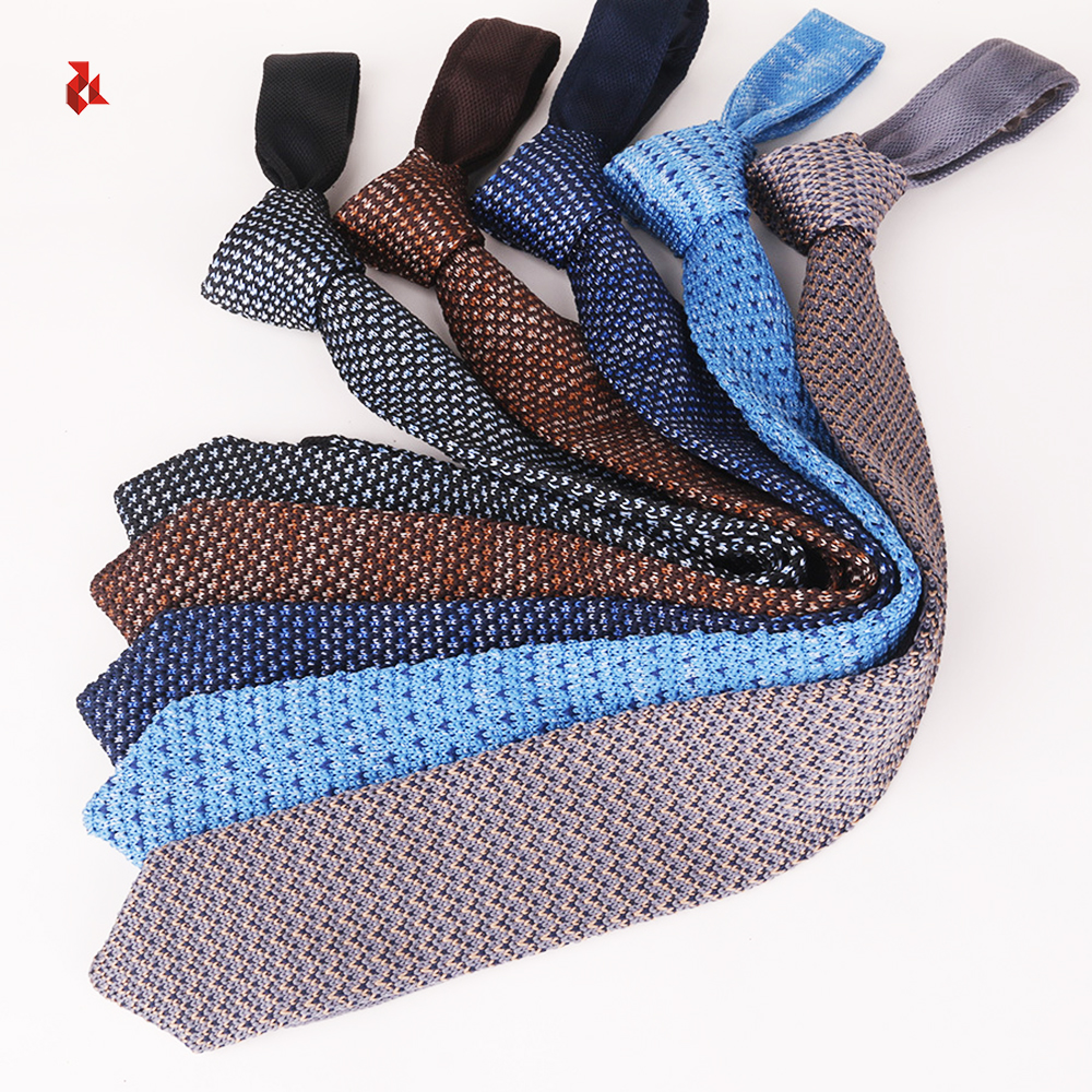 2019 Men's Neckwear Fashion Krawatte Custom Pattern Knitted Ties