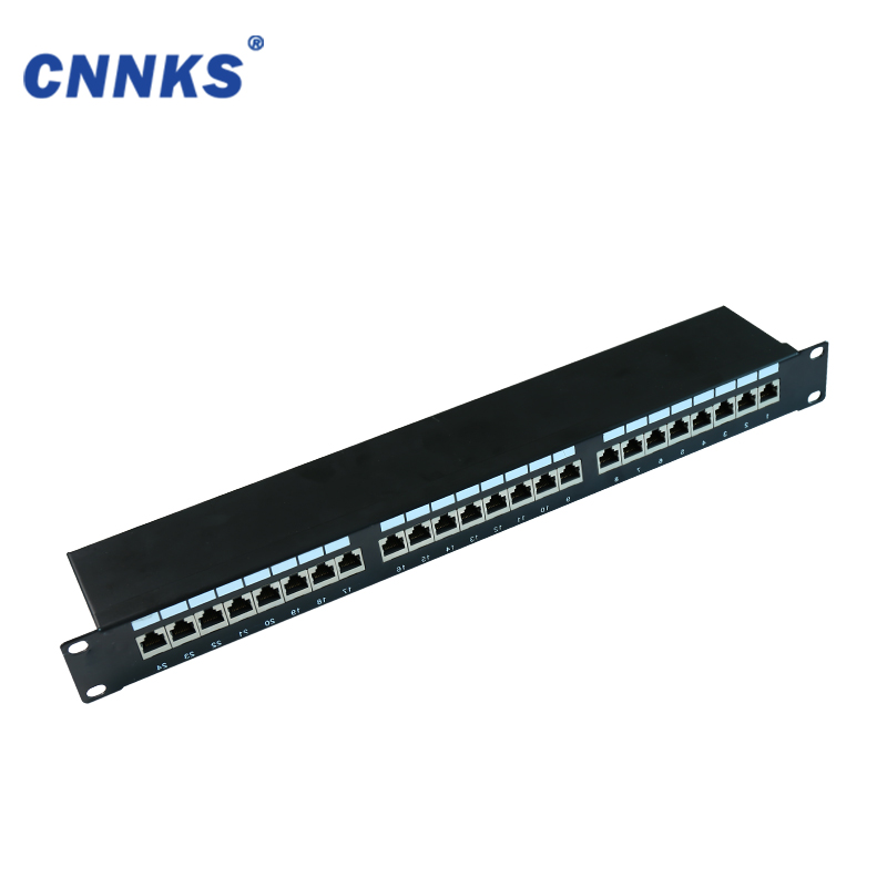 Экранированная патч-панель, RJ45, 1U, Cat6, CAT6A, FTP, 24 порта