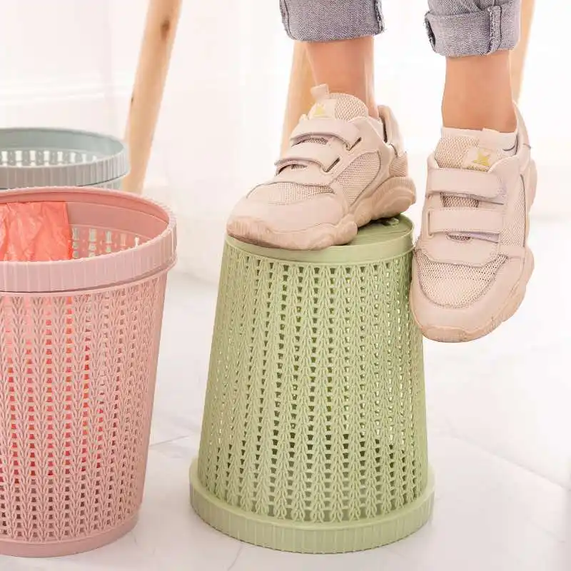 Factory direct sale Soft Mini garbage bin & Creative Secure garbage bag type garbage can for Home Bedroom Big Size