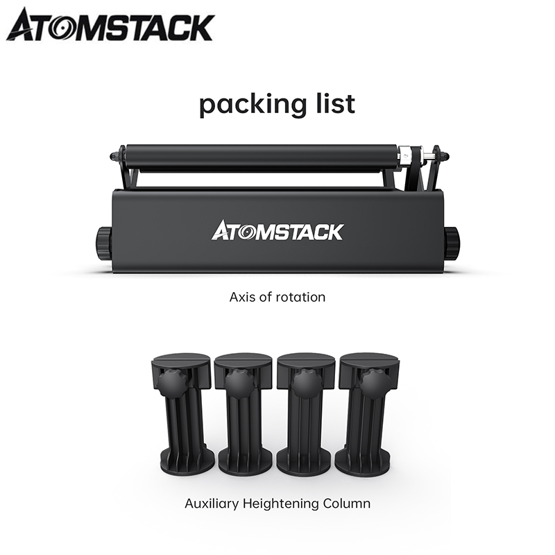 ATOMSTACK R3 Rotary Roller Laser Engraving Tools for Cylindrical Objects Cans