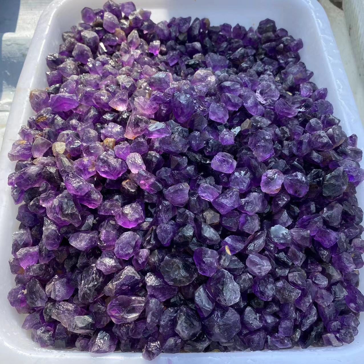 Factory Price Natural Crystal Raw Amethyst stone Amethyst Rough Crystals Healing stone
