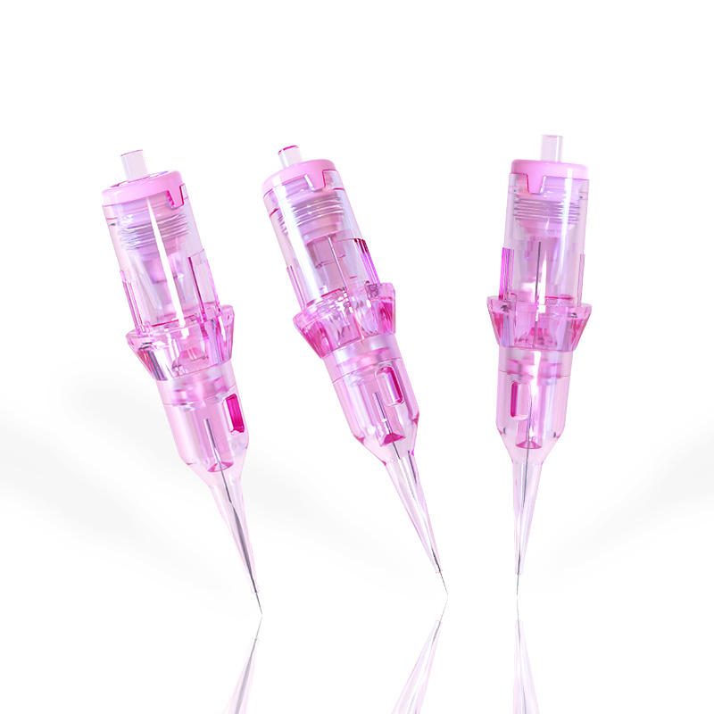 Biomaser Needle Cartridge Pink Permanent Makeup Cartridge Needles Tattoo Needles For All Universal Permanent Makeup Tattoo Pen
