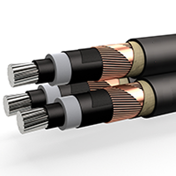 6/10kV, 12/20kV, 18/30kV изоляцией из сшитого полиэтилена с одинарным сердечником Cu проводник продольно пропускает воду PE жакет N2XSF2Y силового кабеля