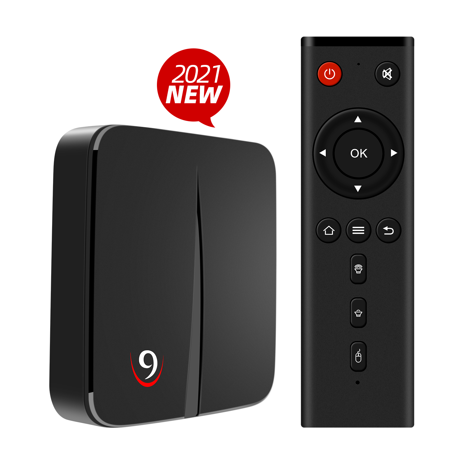 Цена по прейскуранту завода-изготовителя HD Android 9,0 TV box OEM ODM ручная пресс-форма для quad-core Wi-Fi-2.4G 4K BT5.0 100/1000 м ТВ коробки