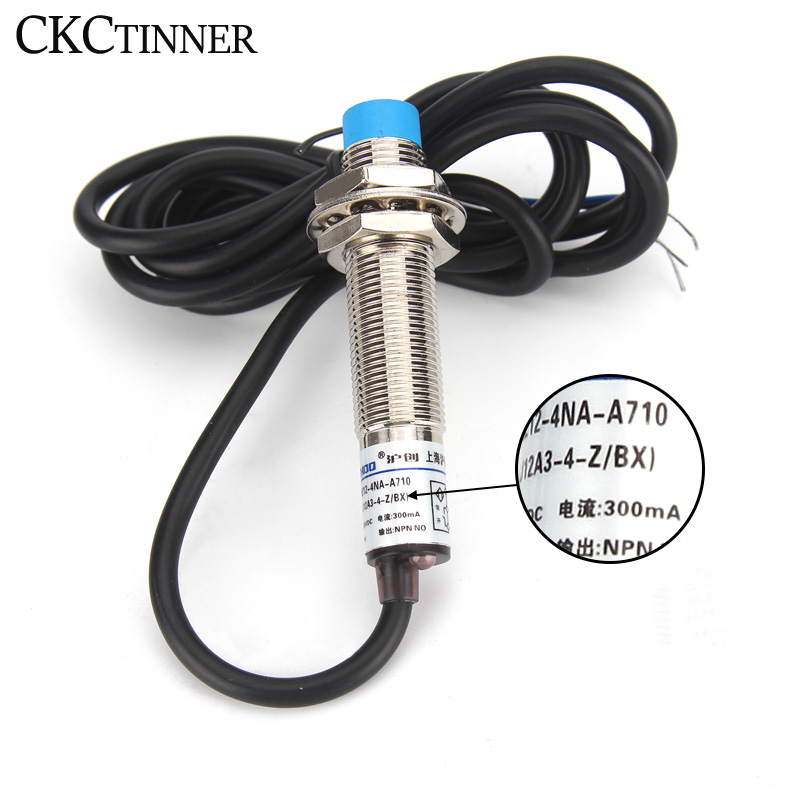 LJ12A3-4-Z/BX датчик приближения Индуктивный бесконтактный датчик обнаружения NPN/PNP с источником питания от постоянного тока, 6-36V 12 мм