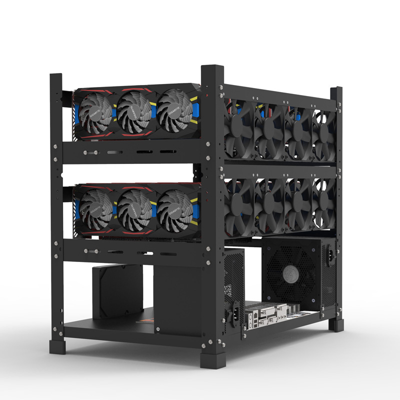Стальная рама для установки под открытым небом 12GPU, 12 GPU, стеллаж для стеллажей, корпус для смарт-часов Haino Teko G8 Max, корпус Nano Itx ATX