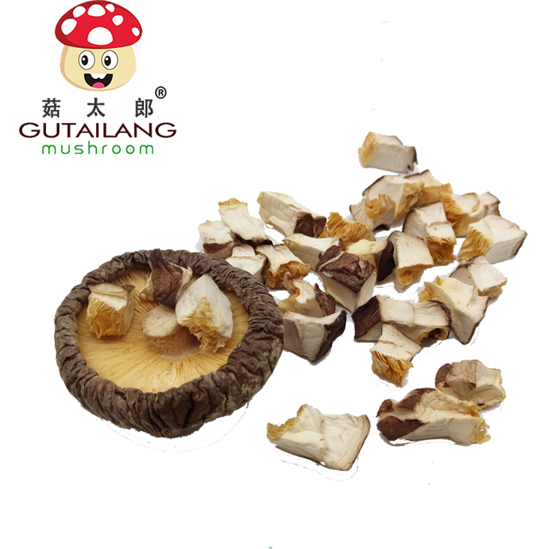 Высушенные грибы Shiitake (8*8), кубики грибов в кубиках
