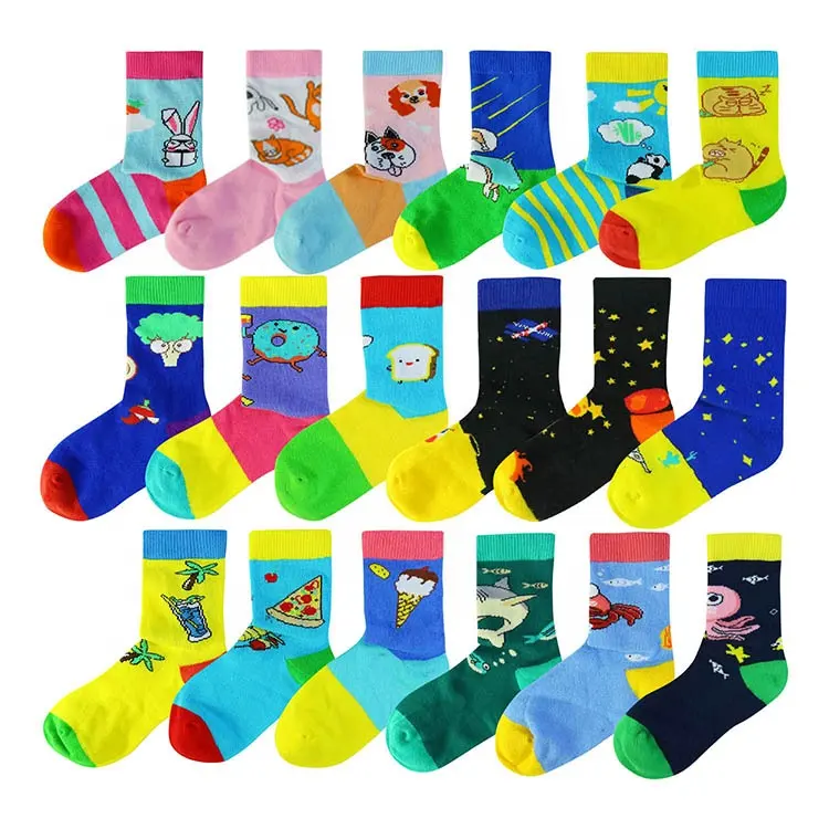 Wholesale Stock Cute Kid Socks Soft Warm Cotton Lovely Cartoon Children Baby Socks