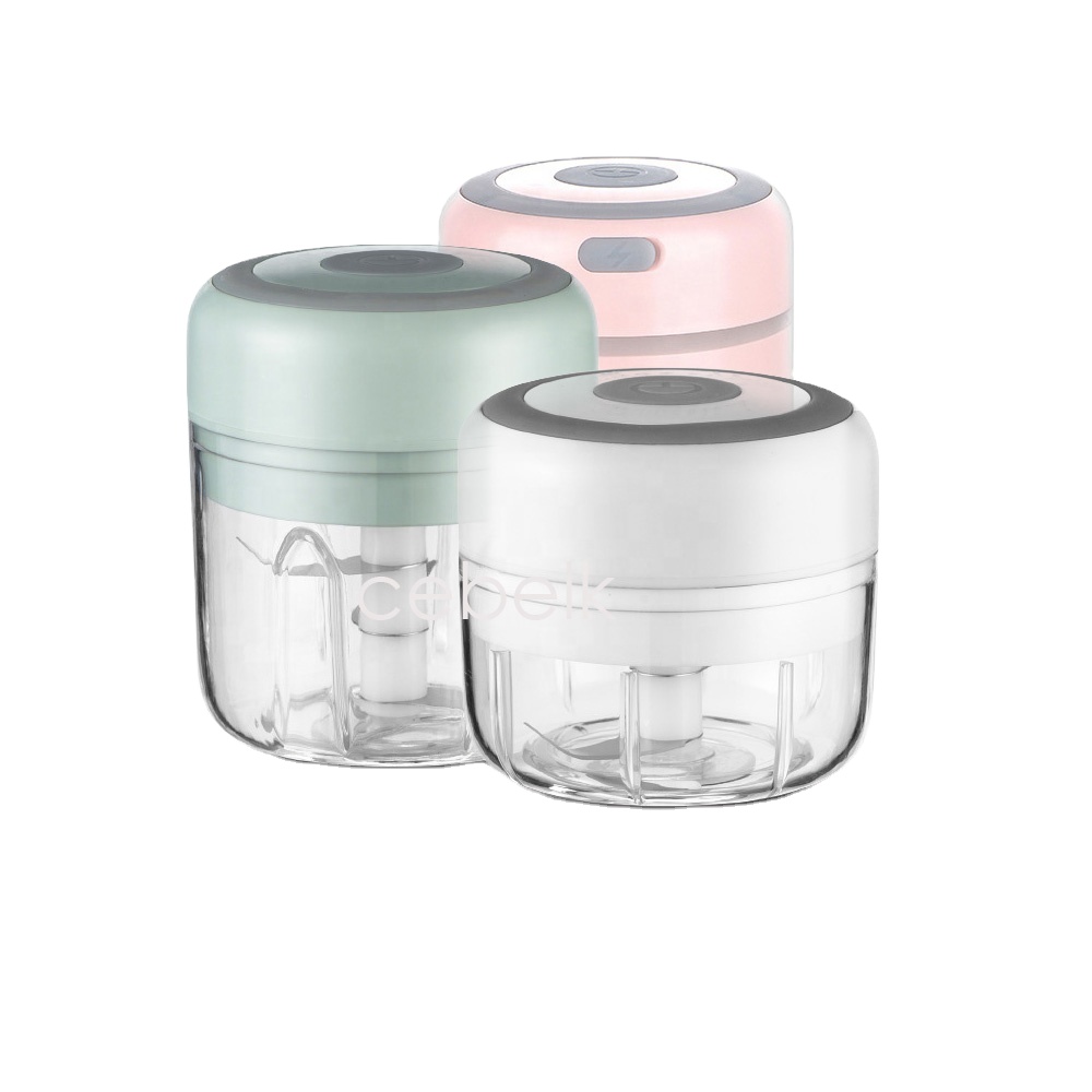 Smart portable USB charging mini electric garlic chopper vegetable chopper Electric Meat Grinder