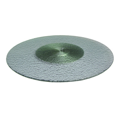 Hot melt tempered art glass table turntable Round table hotel table turntable hotel dining room glass turntable