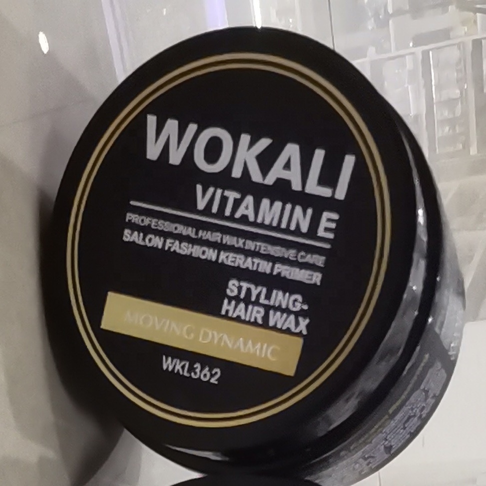 Воск для волос Wokali, чистый натуральный фруктовый экстракт, коллекция VE, профессиональный салонный кератин, воск для волос VE, Золотой движущийся динамический воск для укладки