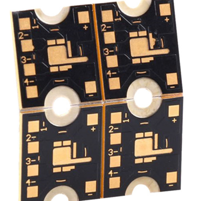 3535 single side double layer high thermal conductivity led thermal electric separation copper base plate for automobile headlam