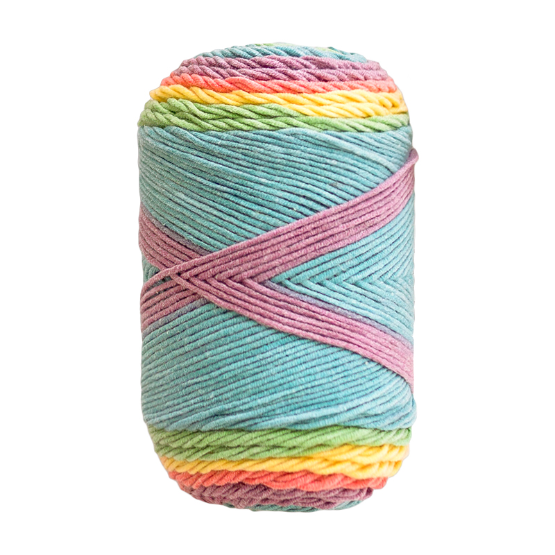 Разноцветная пряжа для ручного вязания Yarncrafts, хлопковая акриловая пряжа для вязания крючком, модная пряжа для шляпы, шарфа, свитера