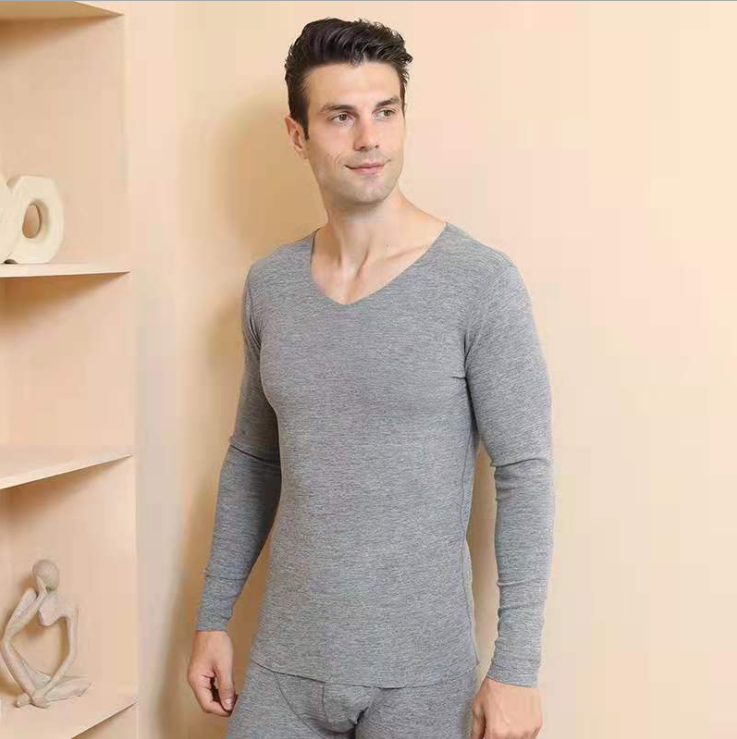 2021 Men's Ultra Soft Thermal Underwear Long Johns Set with Fleece Long Sleeves Winter