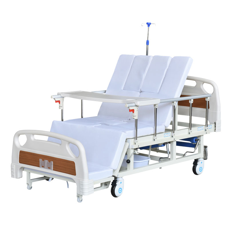 Care Hospital Bed Remote Control Manual Function Factory Direct Supply Home Hospital Furniture for Paralysed Patients