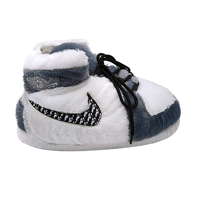 Вязаные кроссовки Yeezy Aj Jordan, удобные плюшевые Нескользящие домашние тапочки