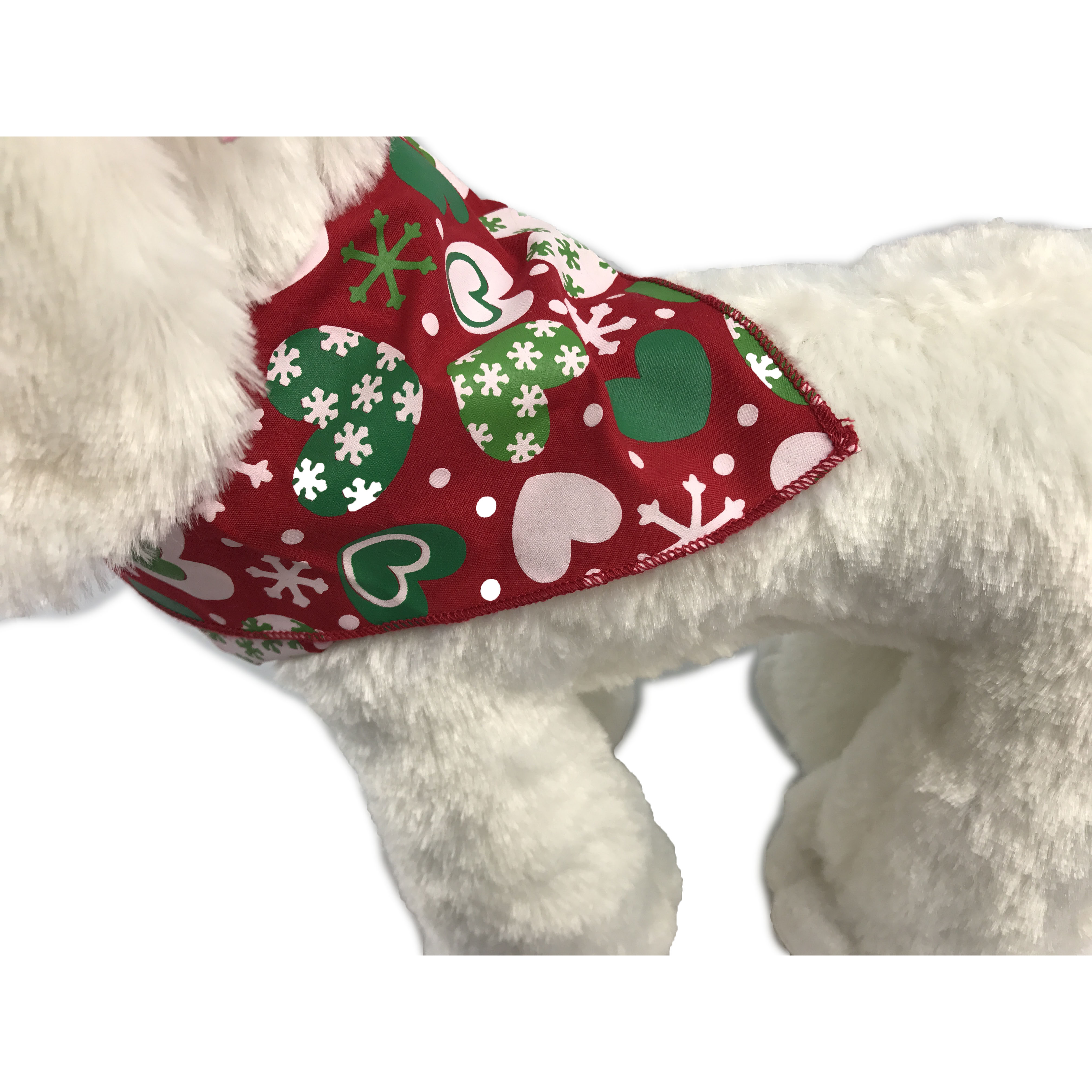 Christmas Printed Cotton Fabric Bandana Dog Mouth Towel Pet Bandanas