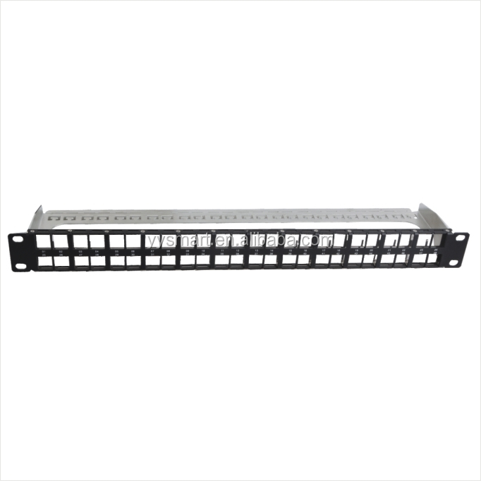 48 порт патч-панель RJ45 1U Cat6 UTP/FTP 19 дюймов