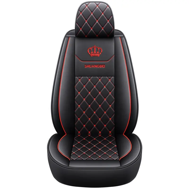 UA31 2022 новейший Черный кожаный чехол для автомобильного сиденья подходит для большинства моделей дышащий чехол для автомобильного сиденья