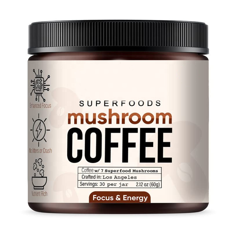 Органический кофе 3 в 1 Chaga Львы грива Растворимый Кофе OEM Mitake Cordyceps Ganoderma Lucidum, гриб из индейки, кофе, похудение, Линчжи