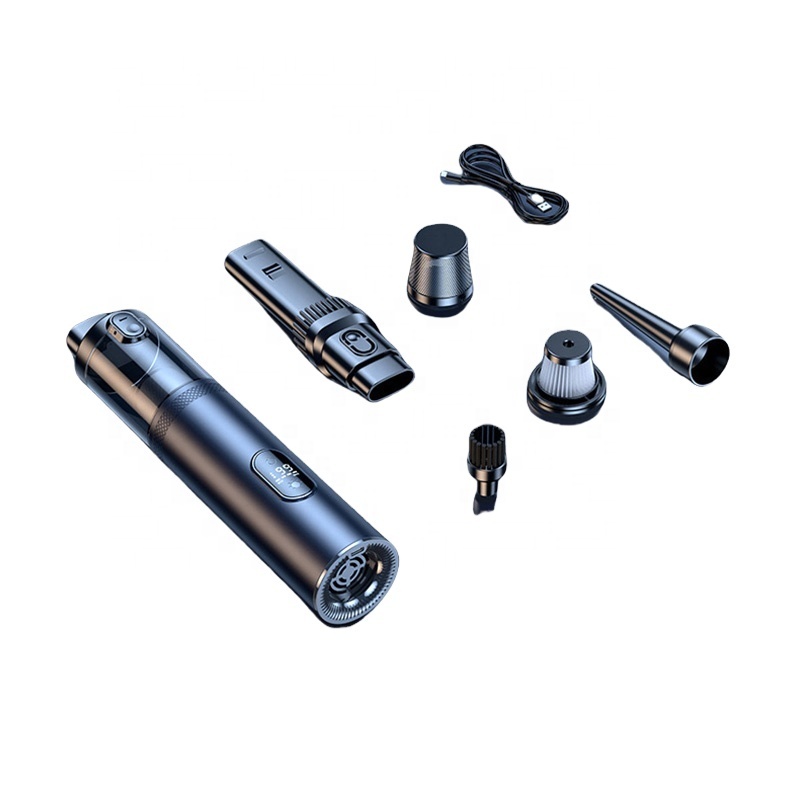New Factory Direct Sell Portable Arrival Brushless Motor Blow Suction with High Power Aluminum Alloy Wireless Car Vacuum Cleaner