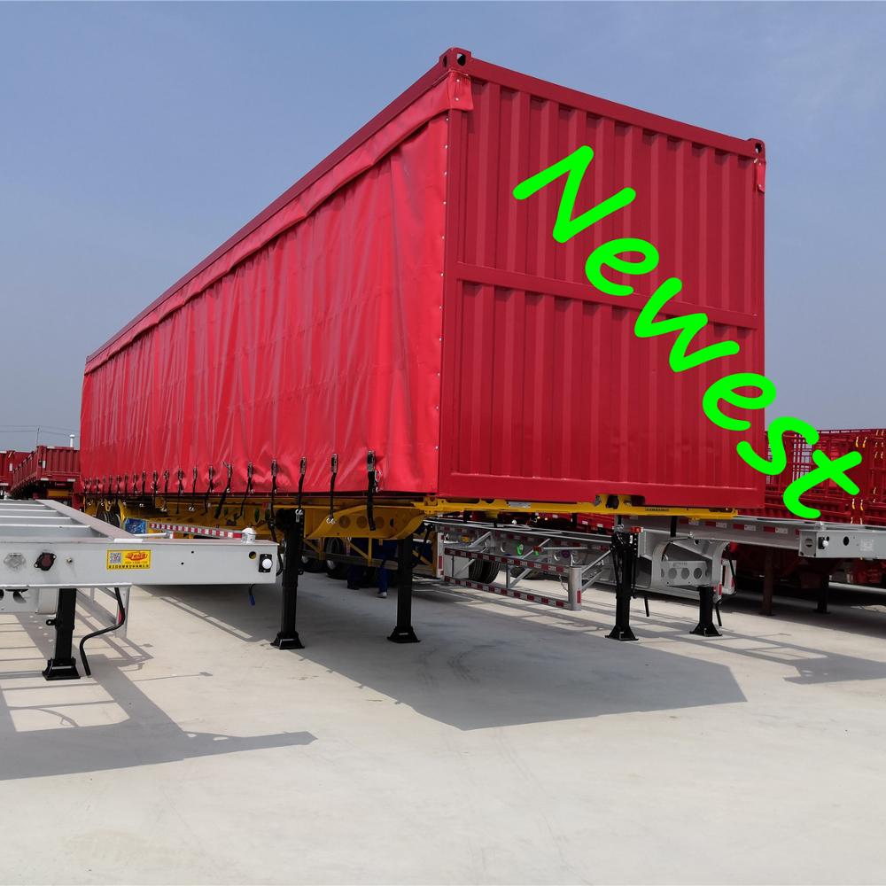 #OYJD new curtain waterproof Cargo box Semi Trailer Use package parcel air conditioner transport Wabco Brake System for sale