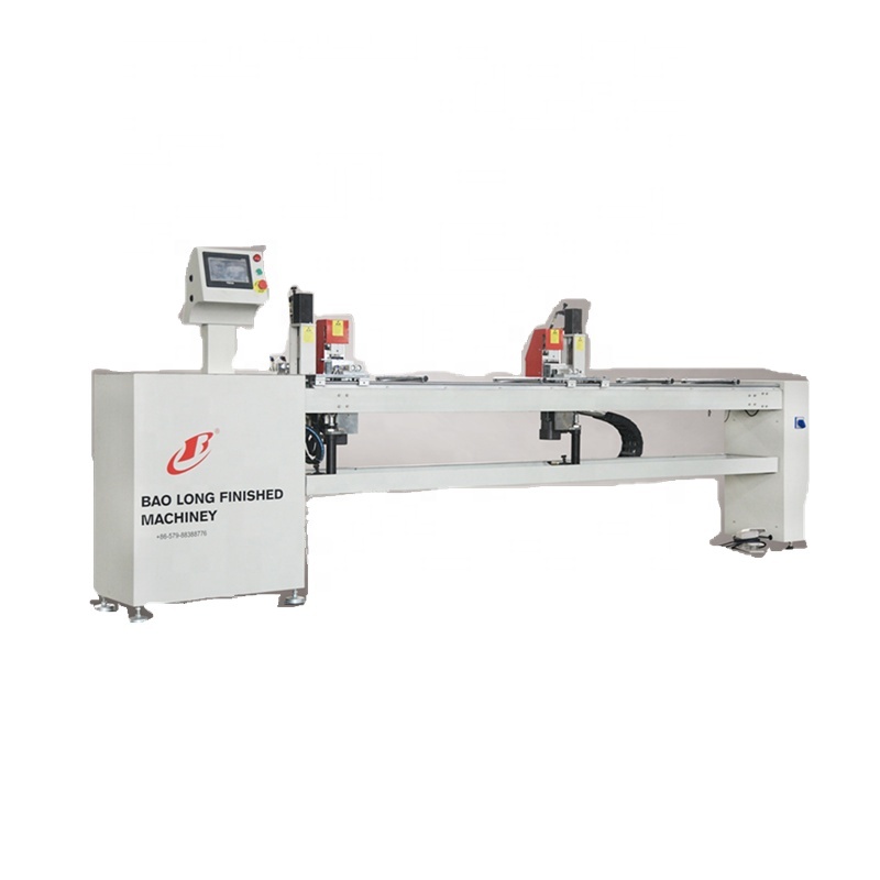 UPVC window blinds strips VANES cutting and drilling machine