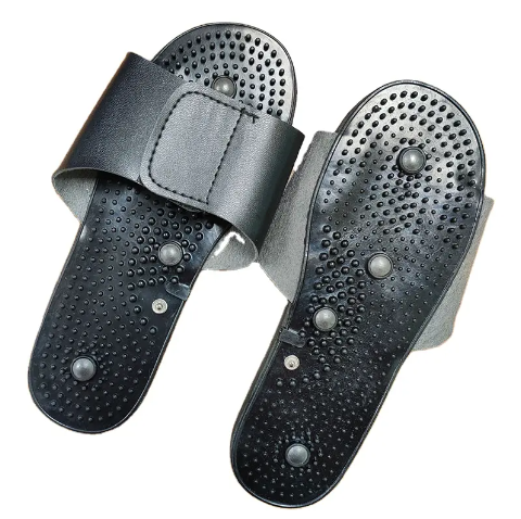 Vibrating massage slippers physiotherapy pedicure foot therapy shoes
