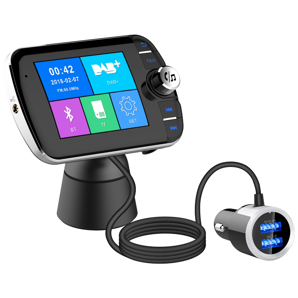 BT 4.2 FM Transmitter Modulator Dual USB Mobile Phone Handsfree Car Radio Audio Adapter Charger Car MP3 Player