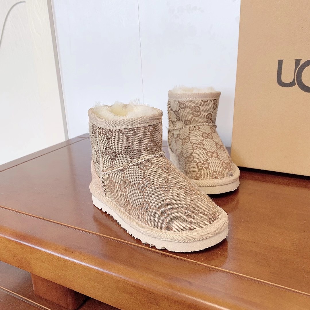 Fashionable High Quality wool boots real fur boots for women Keep warm in winter