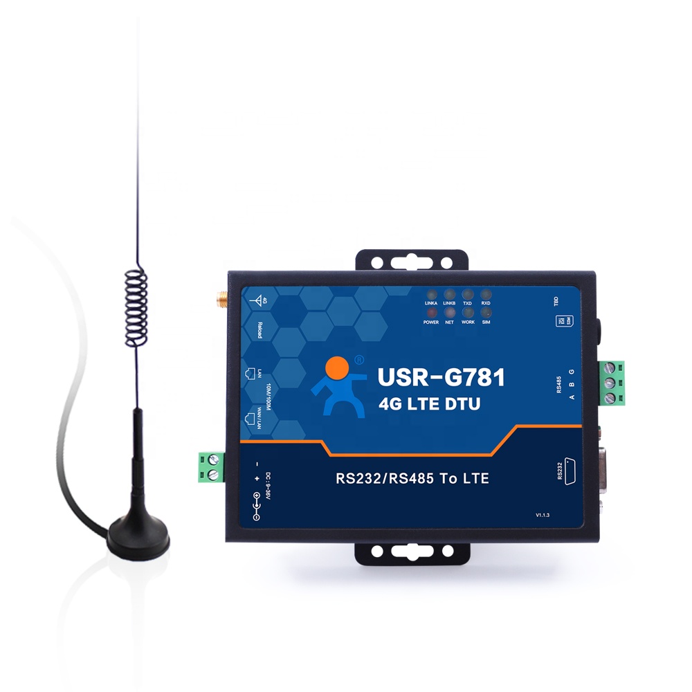 USR-G781-43 промышленный Lte 4g модем роутер с 1 RS485 последовательный порт