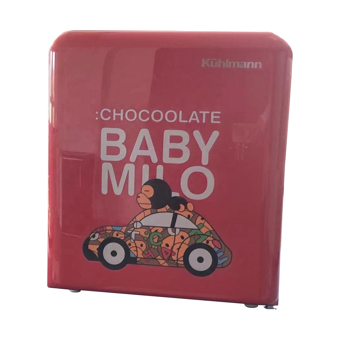 Portable Compact Single Door Small Refrigerator Personal Home Office Mini CFC-Free Refrigerator